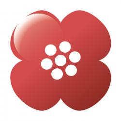 Kuvassa Annansilmät kukka logo